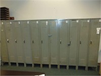 11 metal lockers