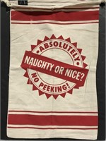Naughty or Nice gift sack