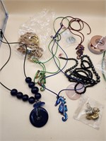 Glass seahorse Necklaces +++