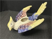 Vtg Pottery, ceramic bird wall pocket