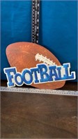 Football Metal Sign Great for your Man-cave