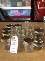 19 small jars