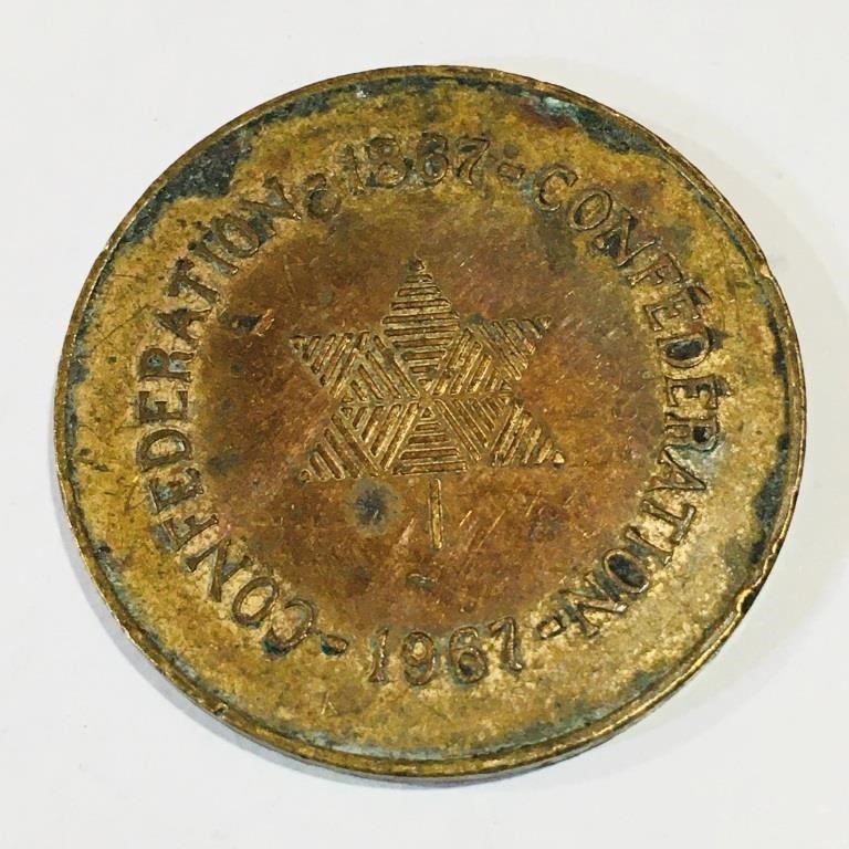 1867-1967 Canada Confederation Coin