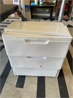 Three-Drawer Plastic Storage Unit