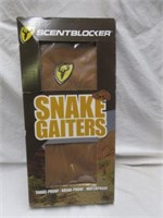 NEVER USED "SNAKE GAITERS" SHOE TOP TO KNEE