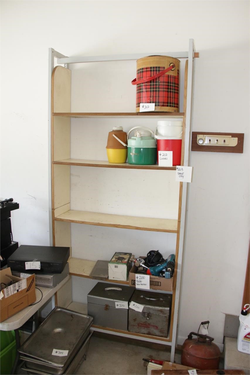 Shelf of Glassware