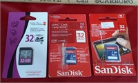 32GB SDHC Card Lot
