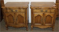 French Provincial One Drawer Nightstand
