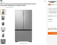 A43 32 cu. ft. Samsung Smart 3-Door Refrigerator