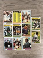 Assorted  1981 Topps Football Cards