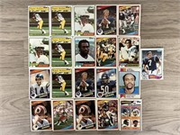Assorted 1980's Topps Football Cards