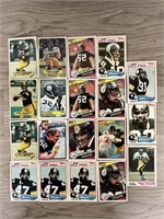 Assorted  1980's Topps Steelers Cards