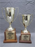 1994 & 1996 Snickers Youth Soccer Trophies