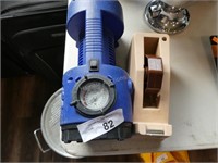 Portable air compressor and tape