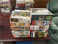 Lot Of 10 Jigsaw Puzzles