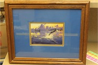 FW Thomas Silk Screen Fishing Print