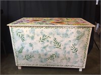 Floral Painted Storage Dresser