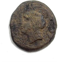200-220 BC Oncia Roman Republic VF+