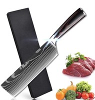 Soffiya Cleaver Knife 7 Inch, Kitchen Chef Knives