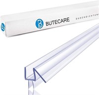 2-Pack Butecare Frameless Shower Door Bottom Seal