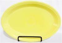 Yellow Fiesta Oval Platter 13.5x9.5