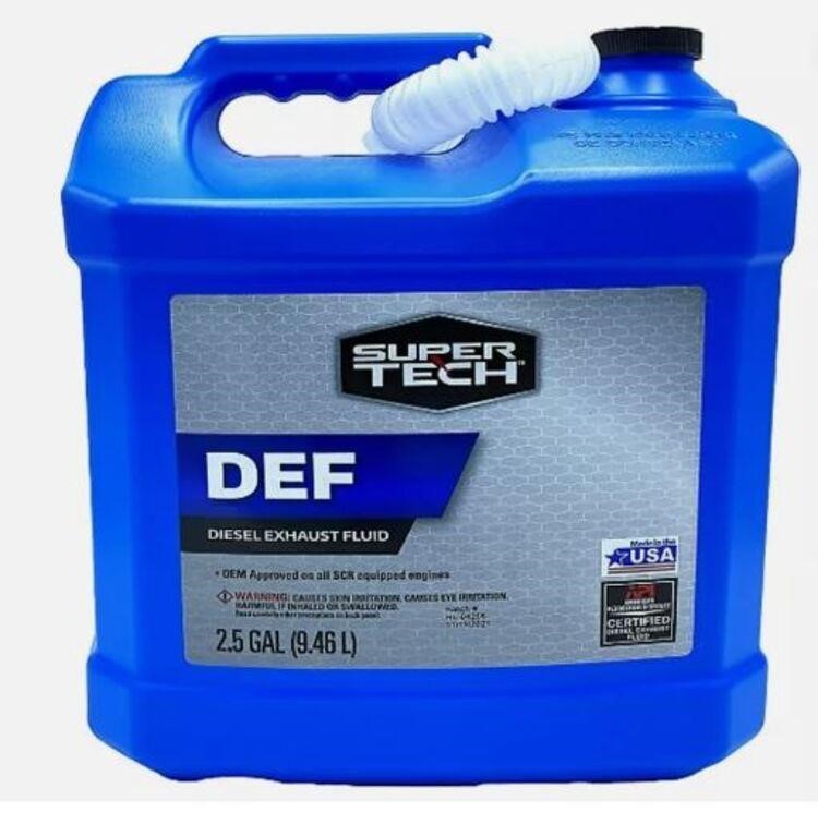 Super Tech Def Diesel Exhaust Fluid 2.5 Gallon