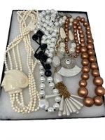 Higher end costume jewelry grouping chunky