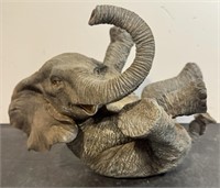 Elephant Sculpture 9" Tall