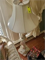 FLORAL DESIGNED CERAMIC FLOOR LAMP