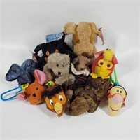 Small Lot of Mixed Plush Toys
