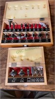 Craftsman and Master Grip brand router bits - two