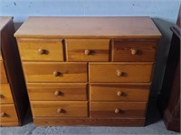 37" 9 Drawer Cedar Dresser Chest