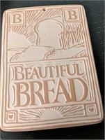 Vintage 'Beautiful Bread' Terra Cotta Roll Warmer