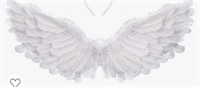 Strap on angel wings white in color noon box