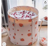 Portable pink bathtub for adults retails for $49