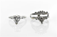 14K Gold and Diamond Rings 1.90 Carat Solitaire