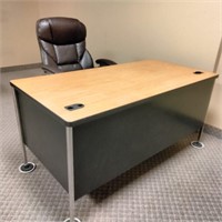 Desk with Chair 60"x29"x30.5"     (R# 216)