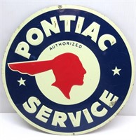 Pontiac , Metal Service Sign 11"R