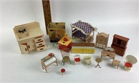 Miniature doll furniture:  we’ll pump, kit chi eh