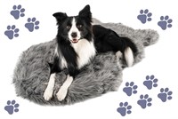 PupRug Orthopedic Dog Bed for Large Dogs with Fluf