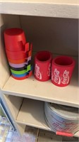 Camping cups two coke Cousy cups