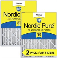 Nordic Pure 20x25x4 MERV 10 Pleated AC Furnace Ai