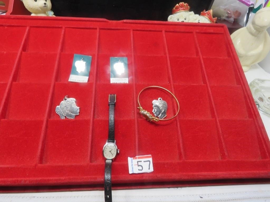 Sterling Silver  Charms  &  Wrist Watch Group I