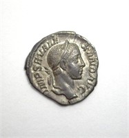 222-235 AD Severus Alexander AU AR Denarius