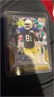 2019 Leaf Draft Autographs Gold Miles Boykin Notre