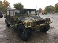 1990 AM GENERAL HUMVEE M998 W/ OPEN REAR BED & CAN