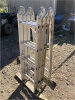 Adjustable heavy duty ladder, 250lbs, ladder size