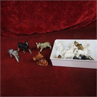 collection of horse figures.