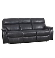 Easton Dual Power Top Grain Leather Sofa