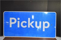 Metal Reflective Pickup Sign